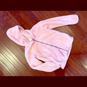 Soft pink girls coat in great condition